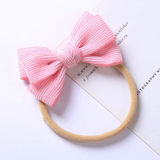 PREPPY STRIPED BOW SET