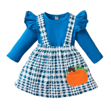 PUMPKIN & HOUNDSTOOTH TODDLER SET