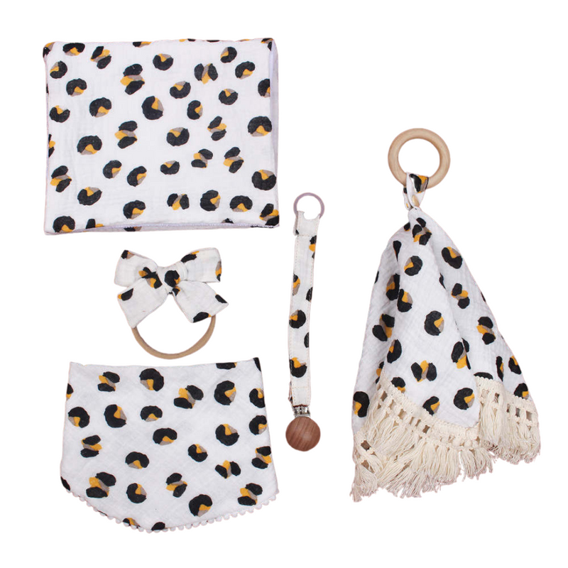 CHEETAH NEWBORN 5PCS GIFT SET