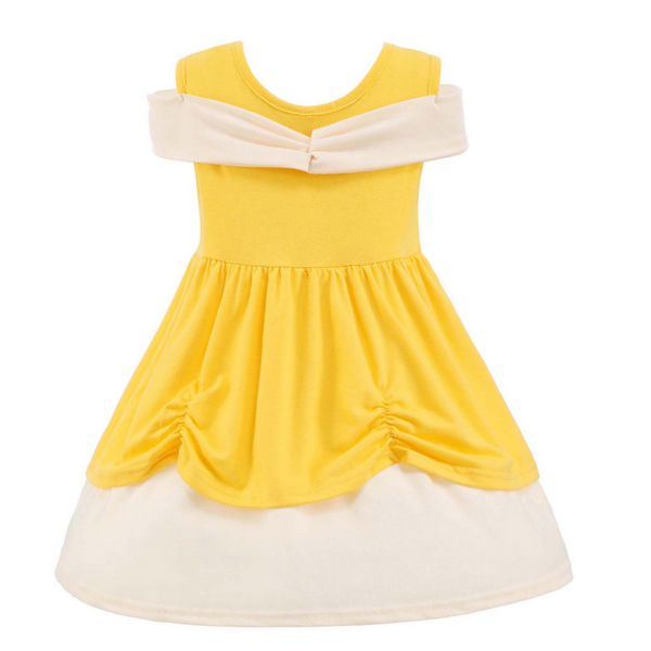 BEAUTY AND THE BEAST INSPIRED DRESS AND HEADBAND