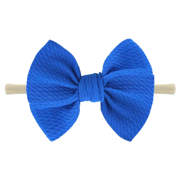 BLUE WAFFLE BOW