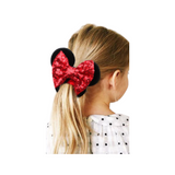 SPARKLING MOUSE EAR SCRUNCHIE SET - MICKEY INSPIRED