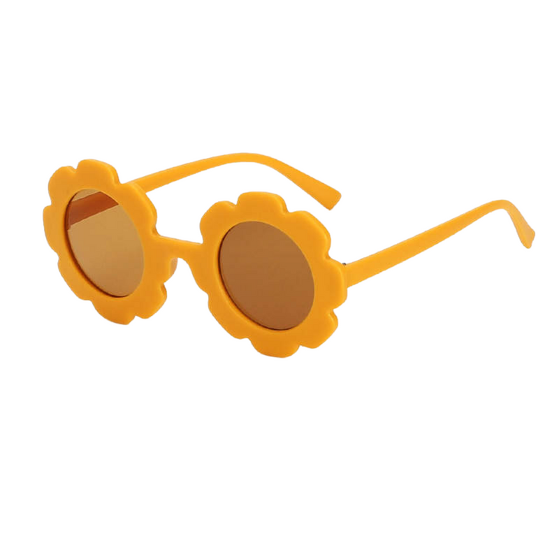 FLOWER POWER YELLOW SUNGLASSES