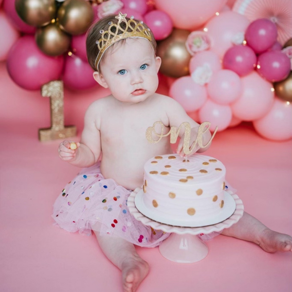 PINK CONFETTI BIRTHDAY TUTU SET