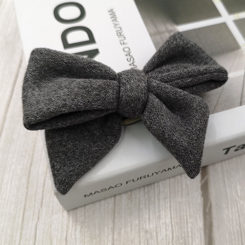 SUEDE BOW SET