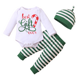 CHRISTMAS STRIPED ONESIE GIFT SET