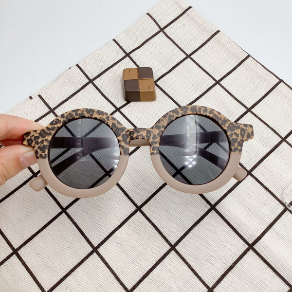 LEOPARD PRINT BROWN SUNGLASSES