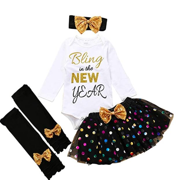 NEW YEARS TUTU SET