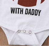 FOOTBALL BABY ONESIE