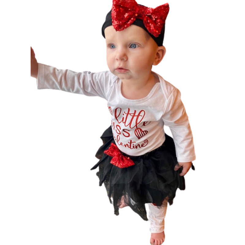 LITTLE MISS VALENTINE TUTU SET