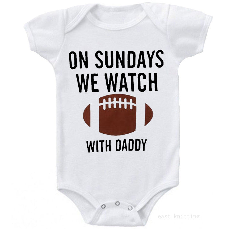 FOOTBALL BABY ONESIE